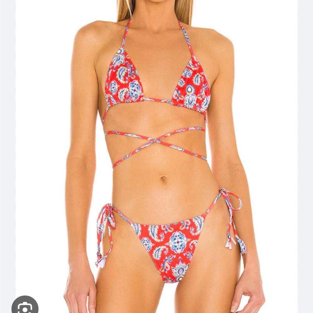 Bananhot red bikini set